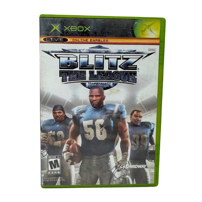 NFL Blitz The League Xbox Video Game Good Shape Includes Manual