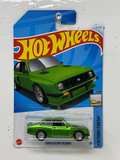 Hot Wheels Super Treasure Hunt Ford Escort RS2000 Factory Fresh 1:64 Diecast