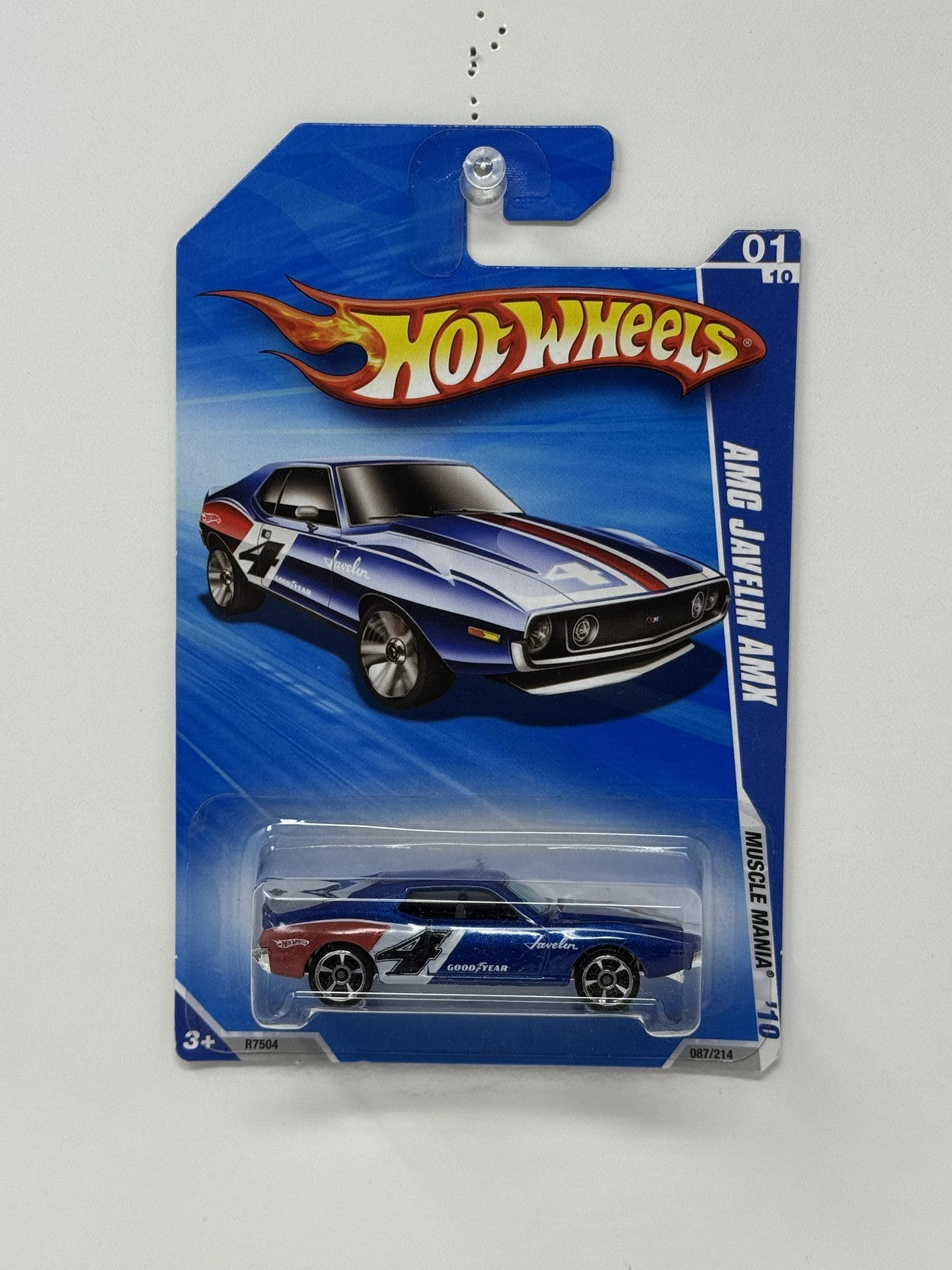 Hot Wheels Muscle Mania AMC Javelin AMX 1:64 Diecast Blue