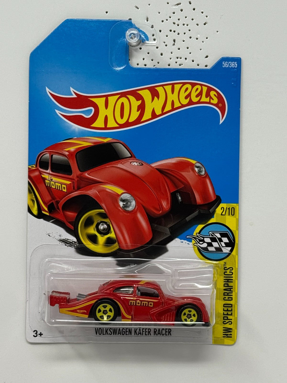 Hot Wheels Speed Graphics Volkswagen Kafer Racer MOMO Red 1:64 Diecast