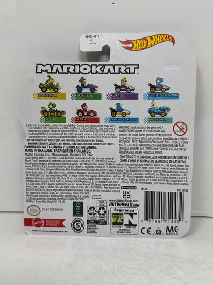 Hot Wheels Mario Kart Wario Standard Kart 1:64 Diecast