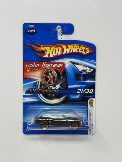 Hot Wheels 2006 First Editions 1969 Chevrolet Camaro FTE 1:64 Diecast Black