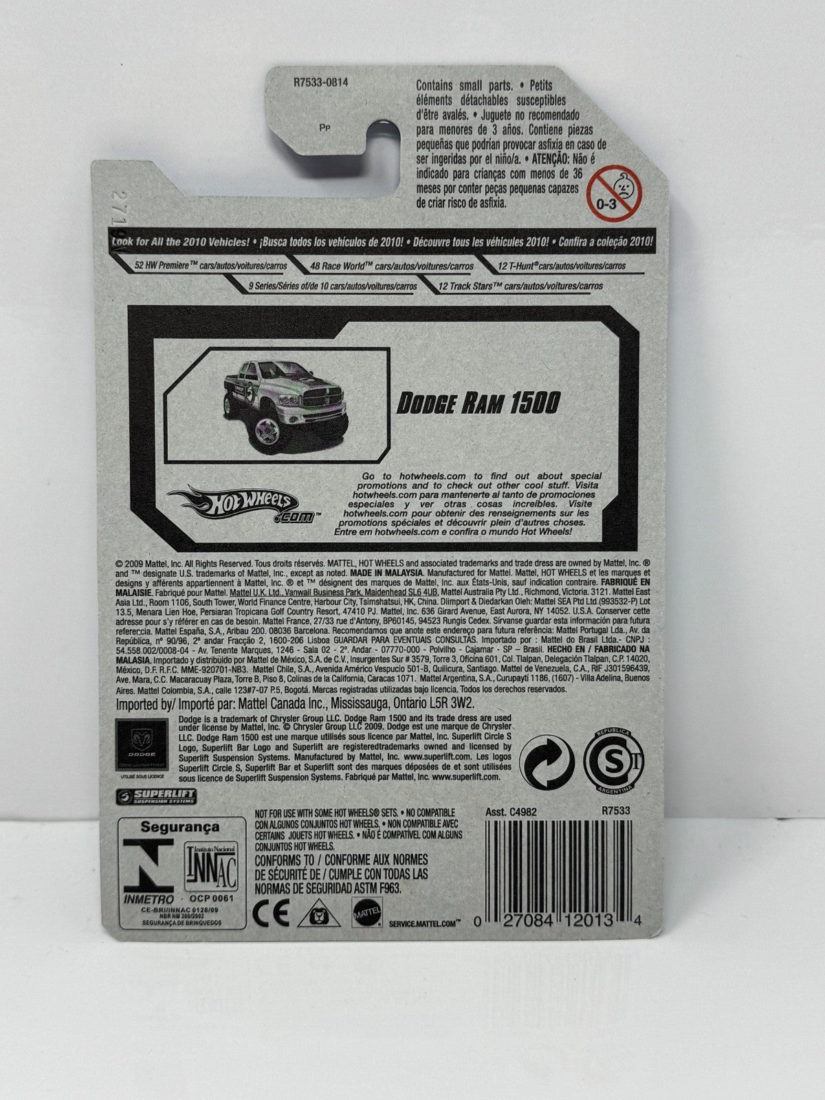 Hot Wheels Performance Dodge Ram 1500 1:64 Diecast