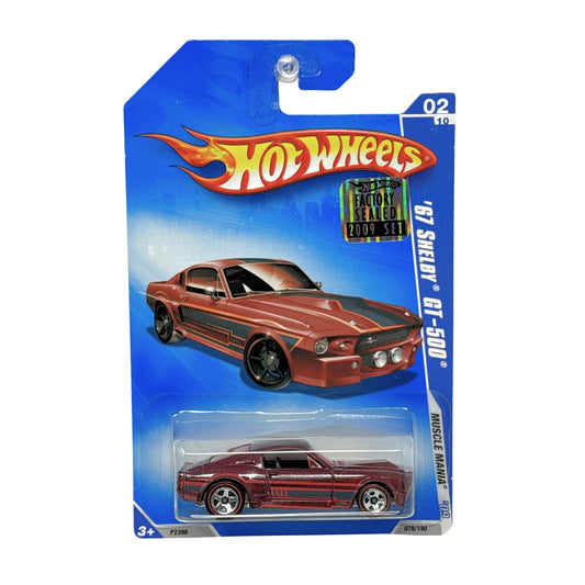 Hot Wheels Muscle Mania 1967 Shelby GT500 1:64 Diecast Factory Sealed