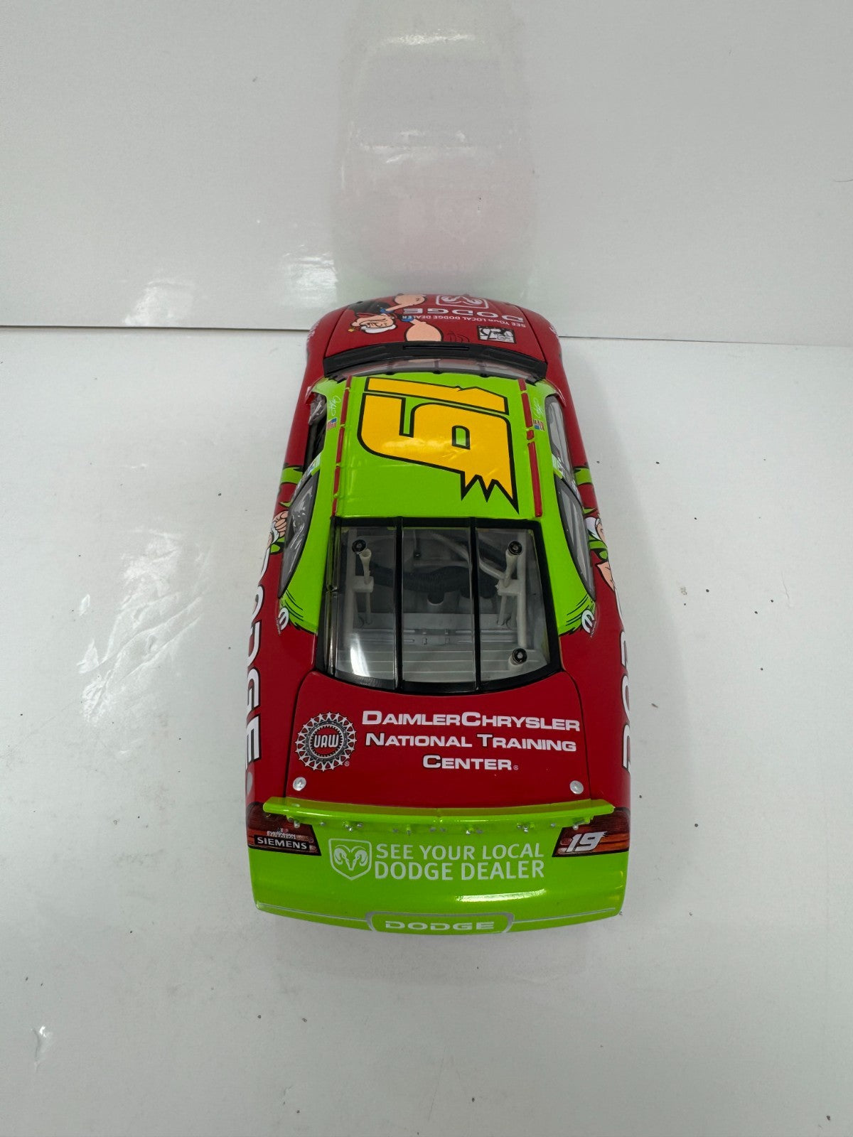 Action NASCAR Jeremy Mayfield #19 Popeye 75th 2004 Dodge Intrepid 1:24 Diecast