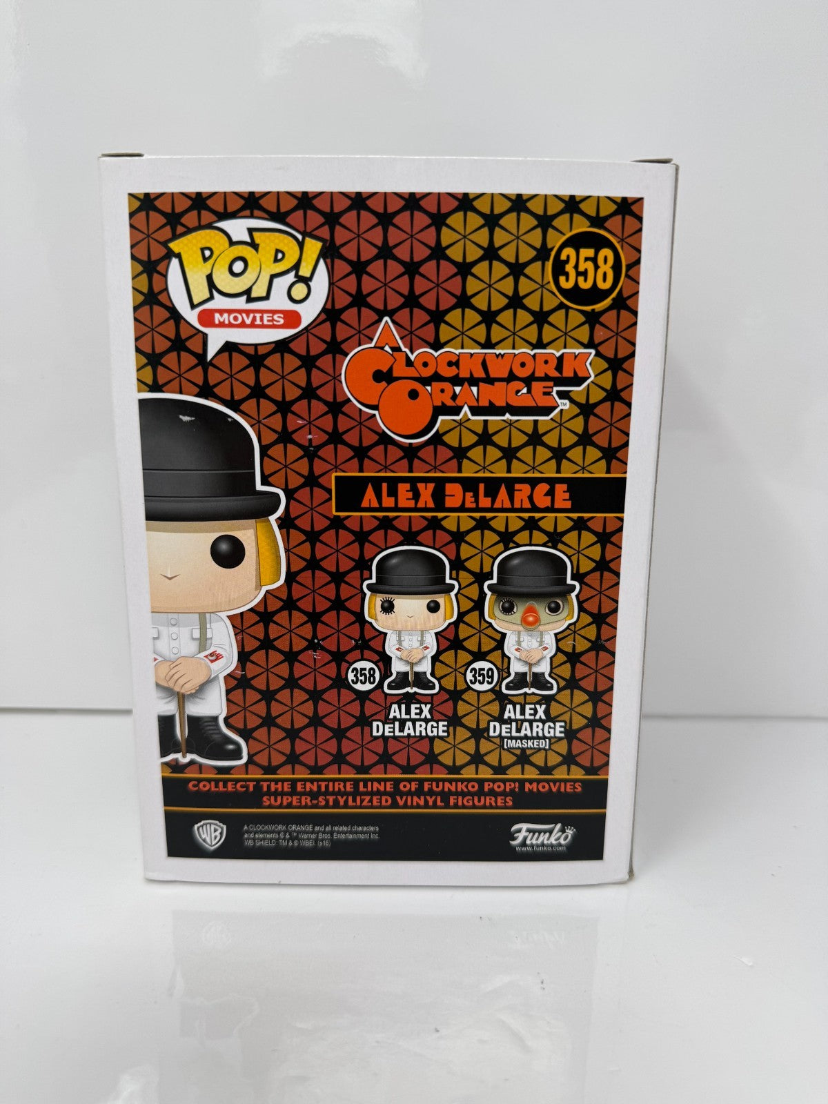 Funko Pop! Movies A Clockwork Orange #358 Alex DeLarge Vinyl Figure