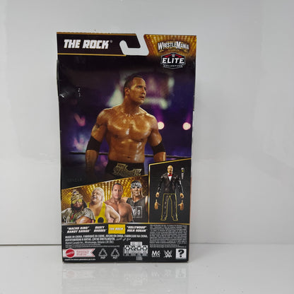 Mattel WWE Elite Collection WrestleMania Hollywood The Rock Action Figure
