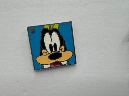 DLR Disney Goofy Character Faces Hidden Mickey Trading Pin DC2S8