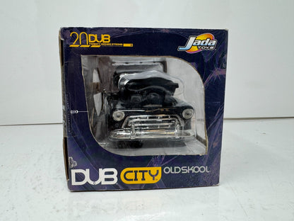 Jada Dub City 1957 Chevy Suburban Black 1:24 Diecast KMC Wheels 20 Inch SS Rims