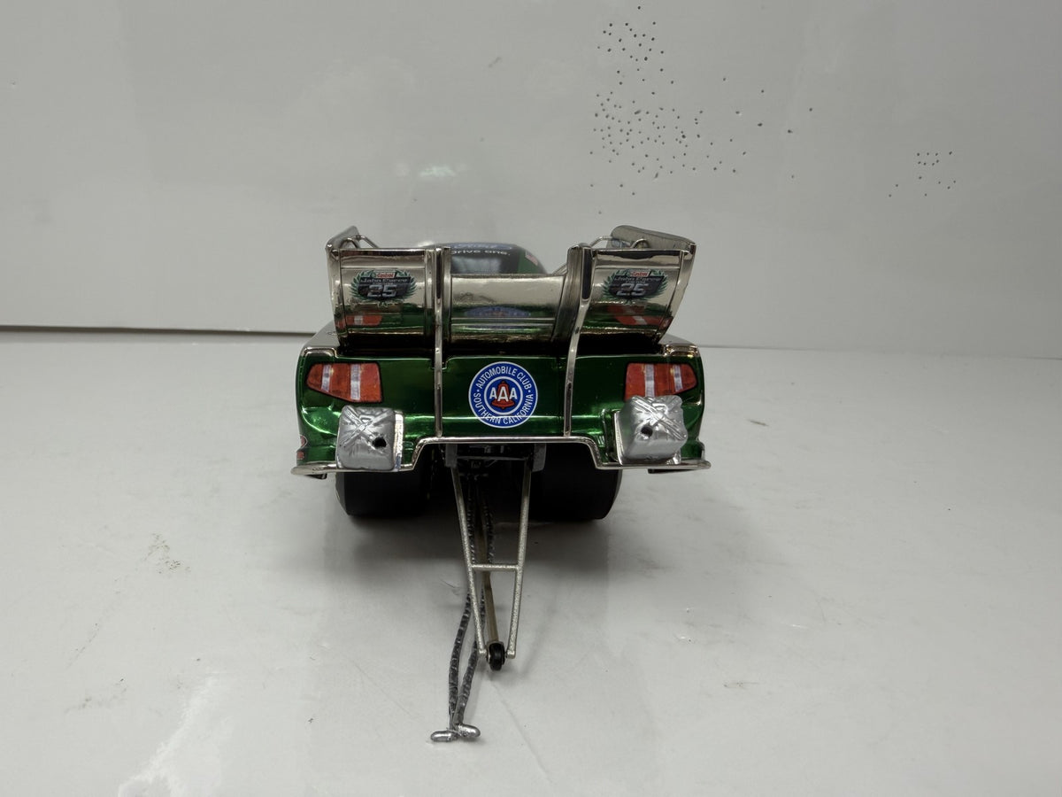 Action NHRA Ashley Force Castrol 2010 Ford Mustang Color Chrome 1:24 Diecast