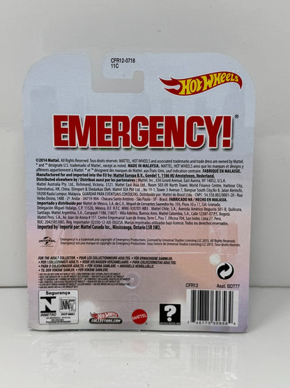 Hot Wheels Retro Entertainment Emergency! Rapid Responder 1:64 Diecast