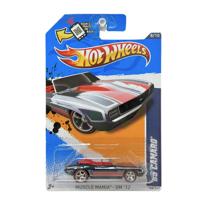 Hot Wheels Super Treasure Hunt 1969 Chevy Camaro Convertible 1:64 Diecast