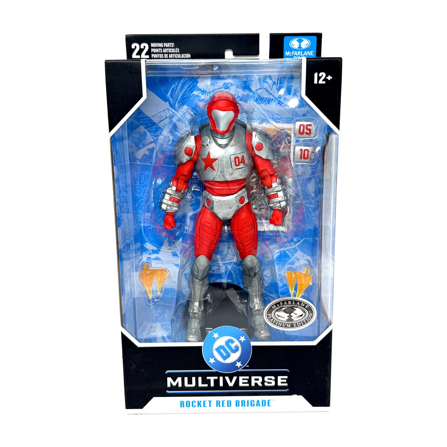 McFarlane DC Multiverse Rocket Red Brigade Justice League Platinum Figure