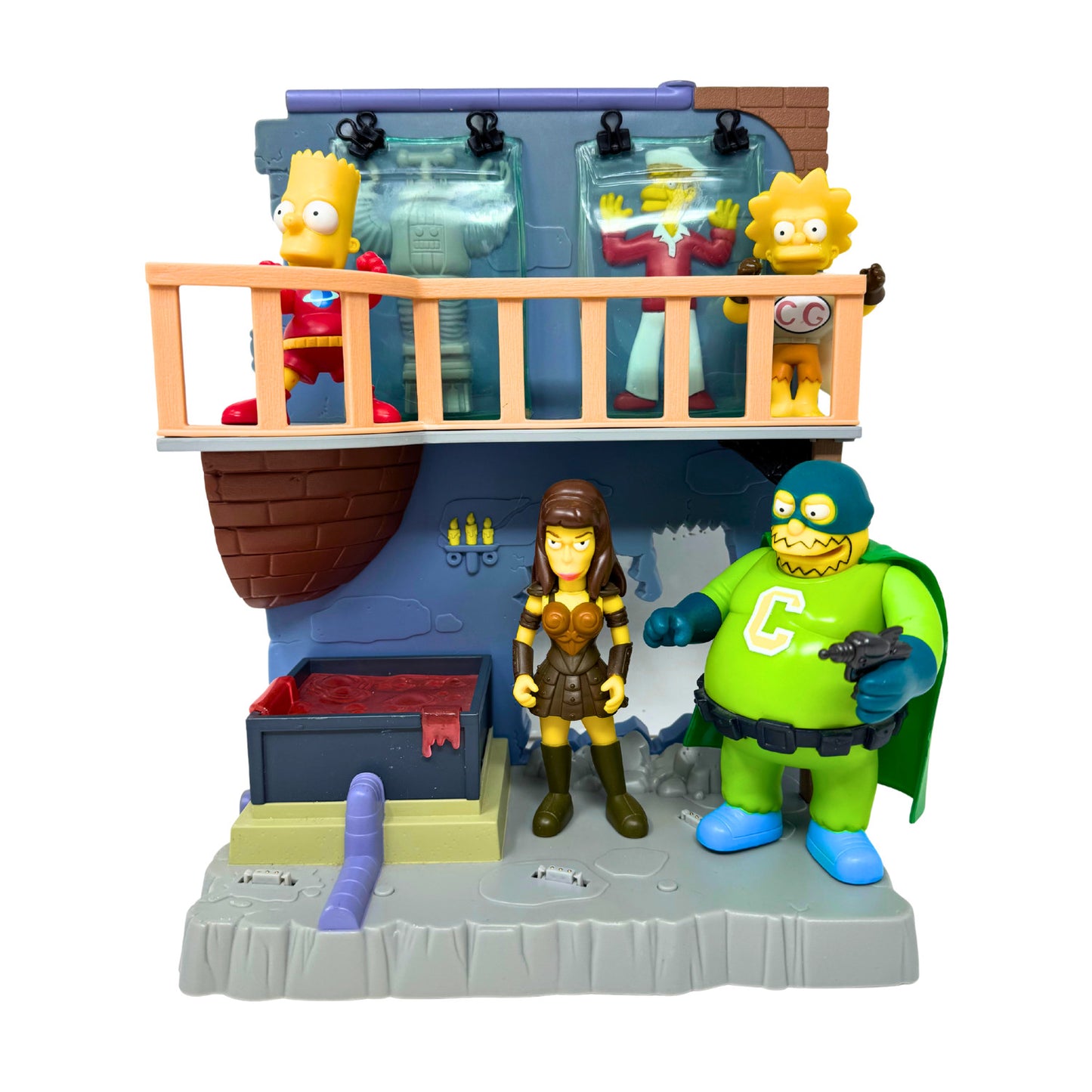 Simpsons World of Springfield Treehouse of Horror 4 Underground Lair Playmates