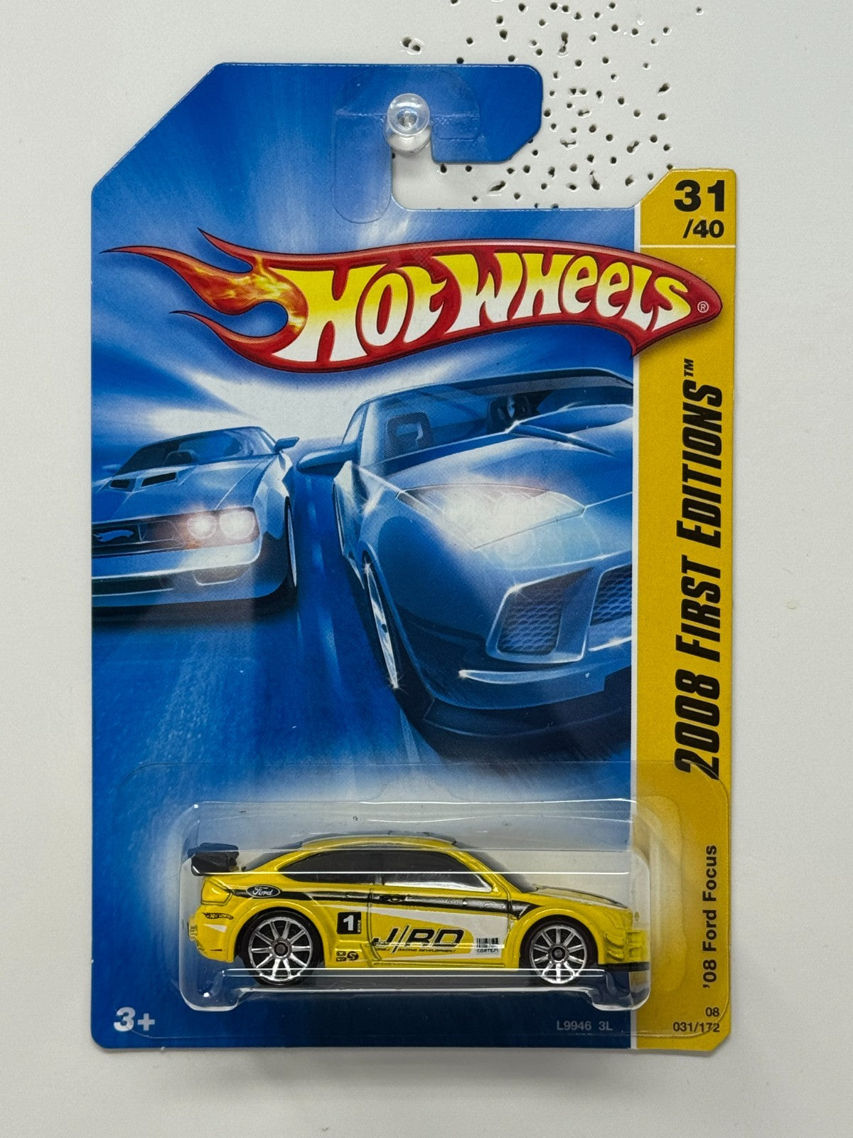 Hot Wheels First Editions 2008 Ford Focus 1:64 Diecast Yellow