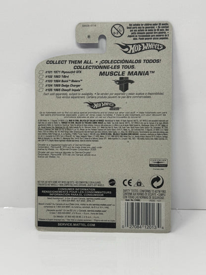 Hot Wheels Muscle Mania 1971 Plymouth GTX 1:64 Diecast Yellow V2