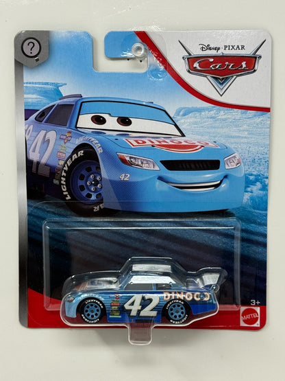 Disney Pixar Cars Cal Weathers #42 Dinoco Metallic Special Edition 1:55 Diecast