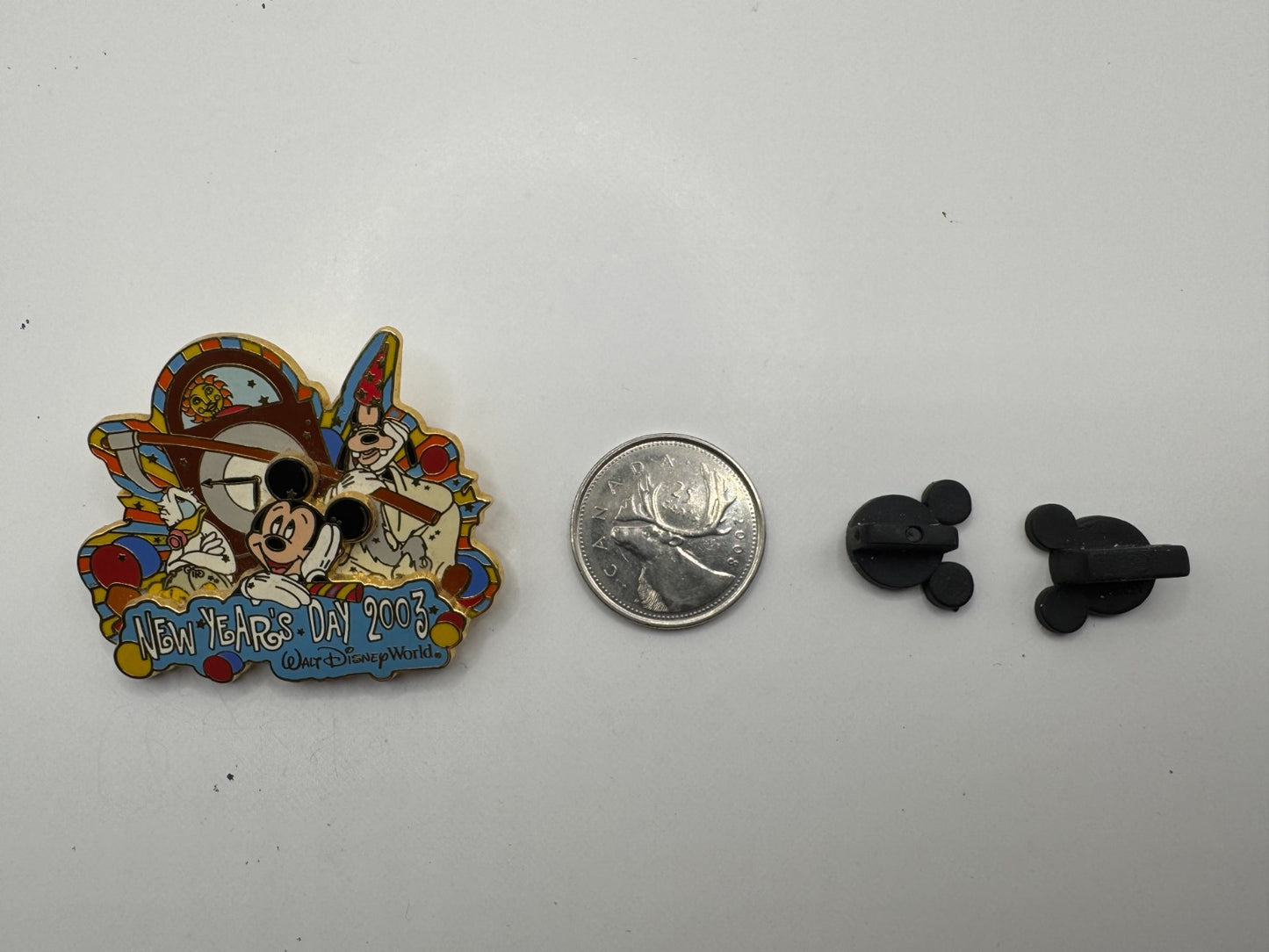 WDW Disney Mickey, Donald & Goofy New Years Day 2003 Trading Pin DC1S5 LE 5000
