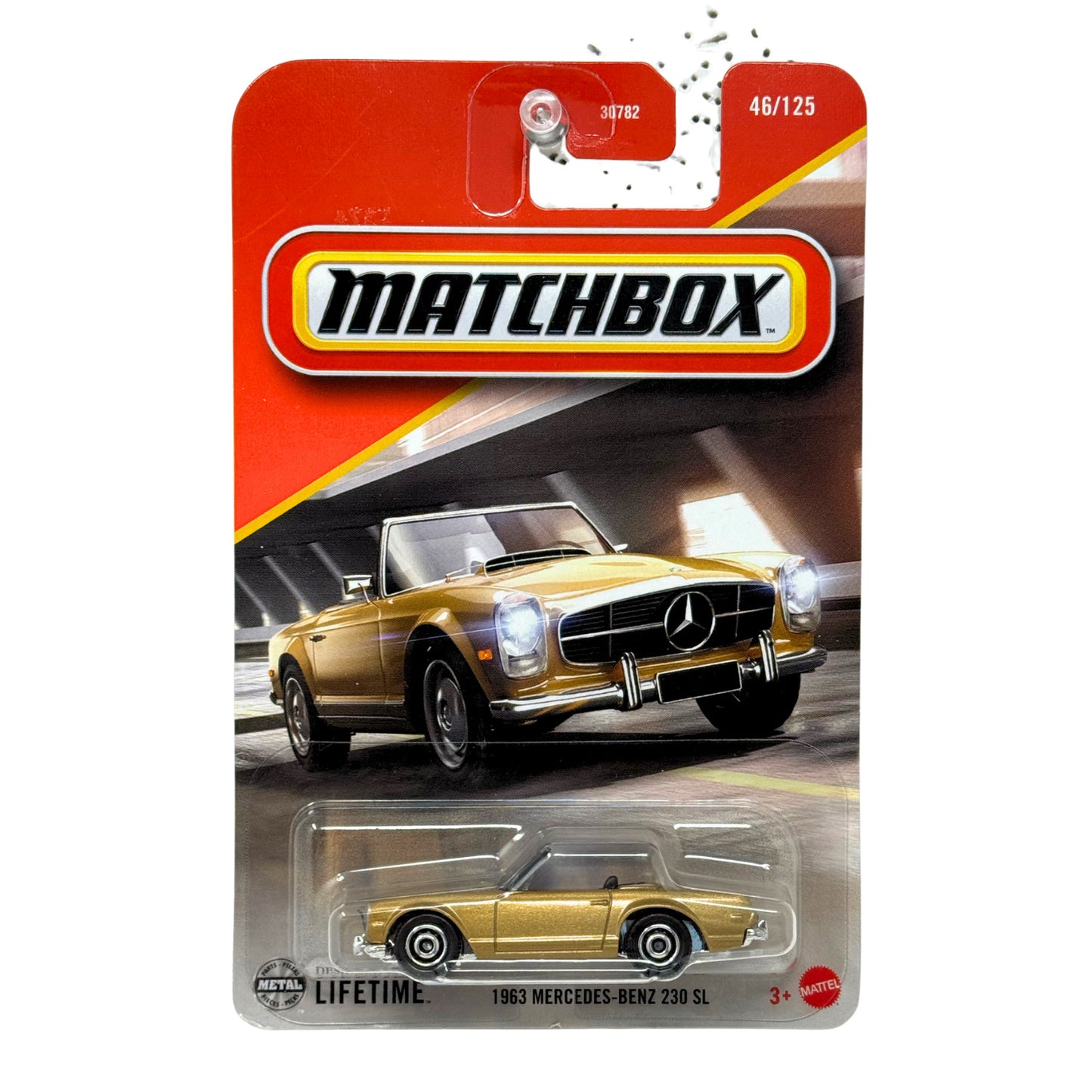 Matchbox 1963 Mercedes-Benz 230 SL 1:64 Diecast Gold