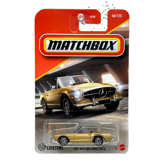 Matchbox 1963 Mercedes-Benz 230 SL 1:64 Diecast Gold