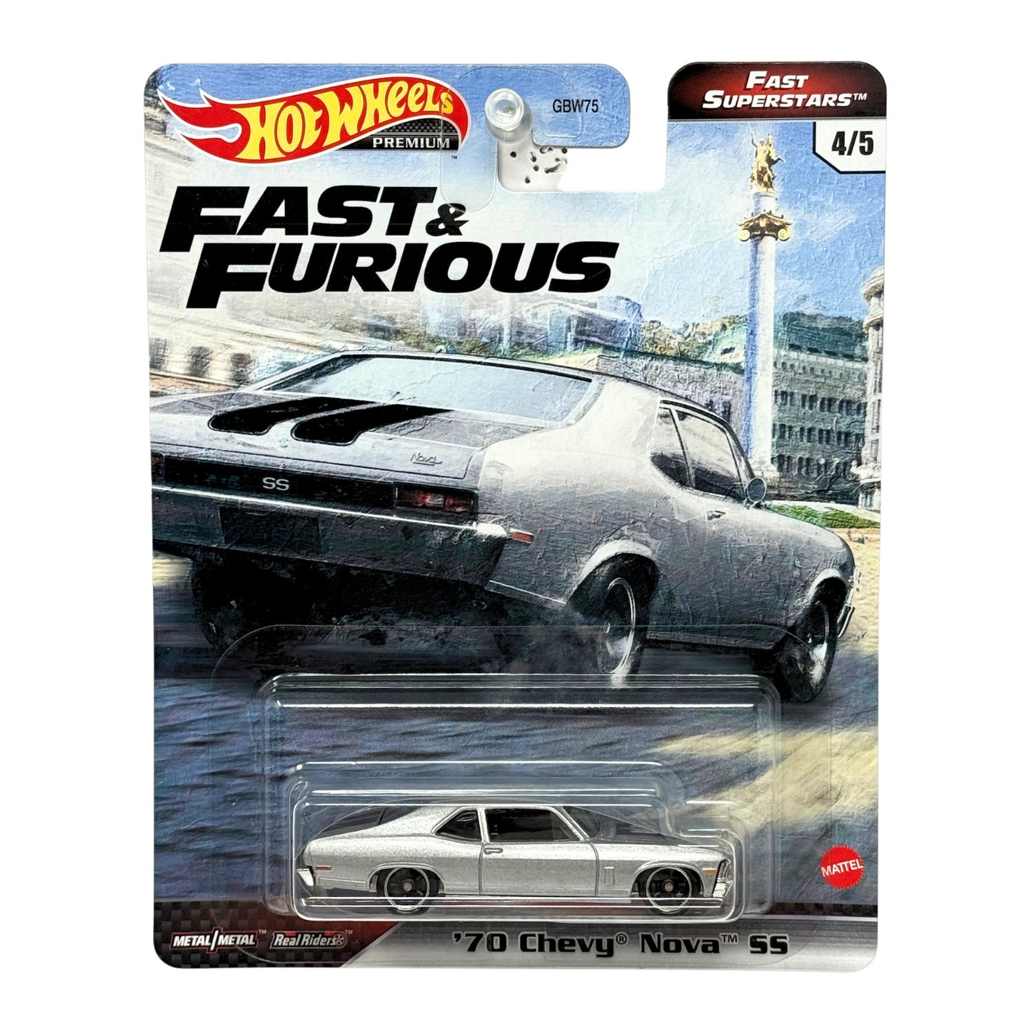 Hot Wheels Premium Fast & Furioous Custom 1970 Chevy Nova 1:64 Diecast