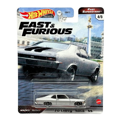 Hot Wheels Premium Fast & Furioous Custom 1970 Chevy Nova 1:64 Diecast