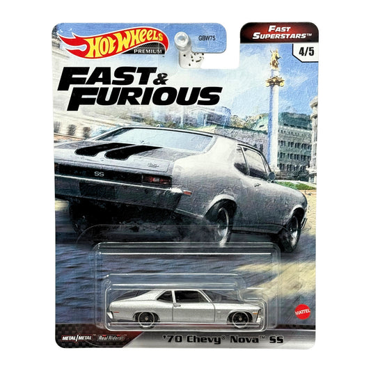 Hot Wheels Premium Fast & Furioous Custom 1970 Chevy Nova 1:64 Diecast