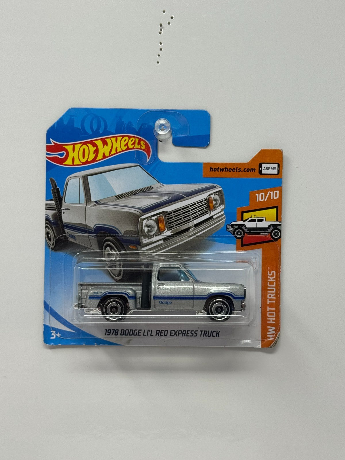 Hot Wheels Hot Trucks 1978 Dodge Li’l Red Express 1:64 Diecast Short Card V2