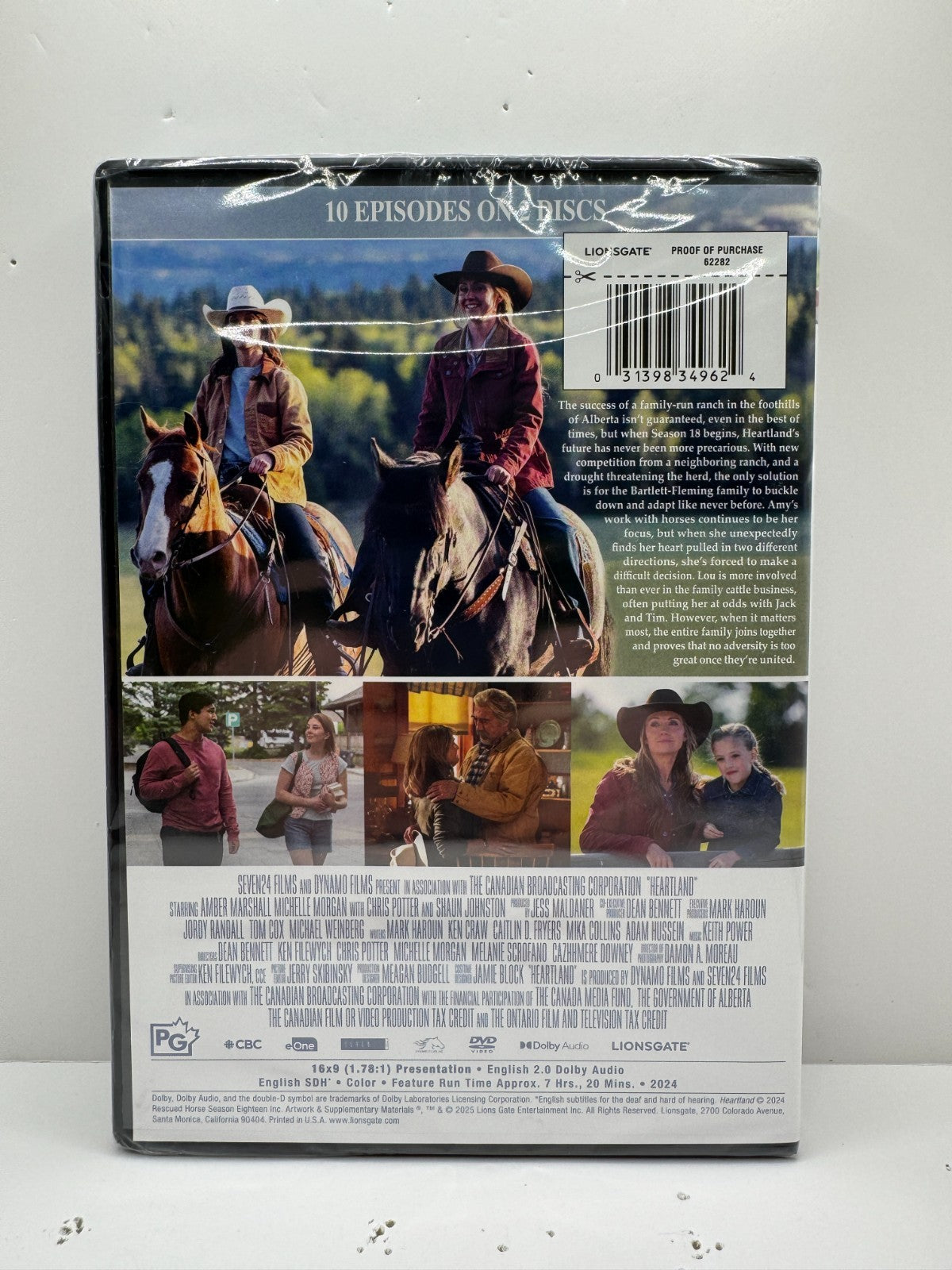 Heartland Season 18 (DVD) Amber Marshall TV Series Family New and Sealed!!!