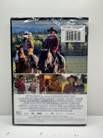 Heartland Season 18 (DVD) Amber Marshall TV Series Family New and Sealed!!!