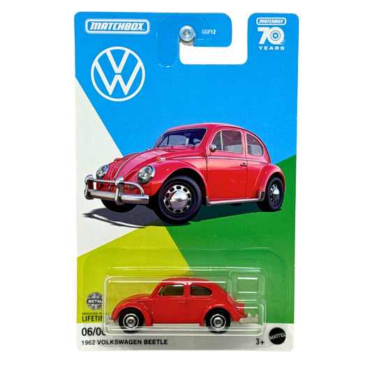 Matchbox 70 Years Volkswagen 1962 Volkswagen Beetle 1:64 Diecast