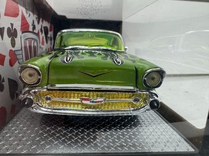 M2 Machines 1957 Chevrolet Bel Air Hardtop Wild Cards 1:24 Diecast