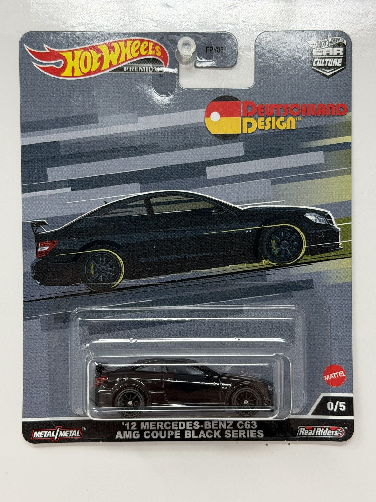 Hot Wheels Premium Deutschland Design Mercedes-Benz C63 AMG CHASE 1:64 Diecast