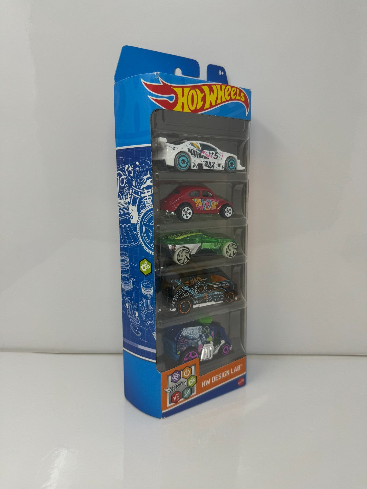 Hot Wheels HW Design Lab 5-Pack Gift Set 1:64 Diecast