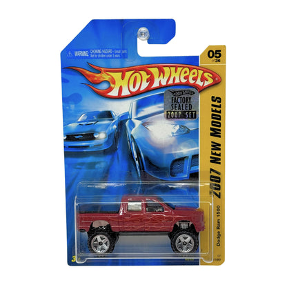 Hot Wheels 2007 New Models Dodge Ram 1500 Pickup 1:64 Diecast Factory Sealed