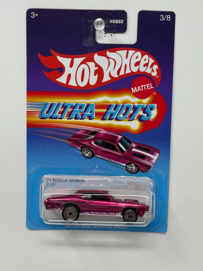 Hot Wheels Ultra Hots 1971 Dodge Demon 1:64 Diecast Pink