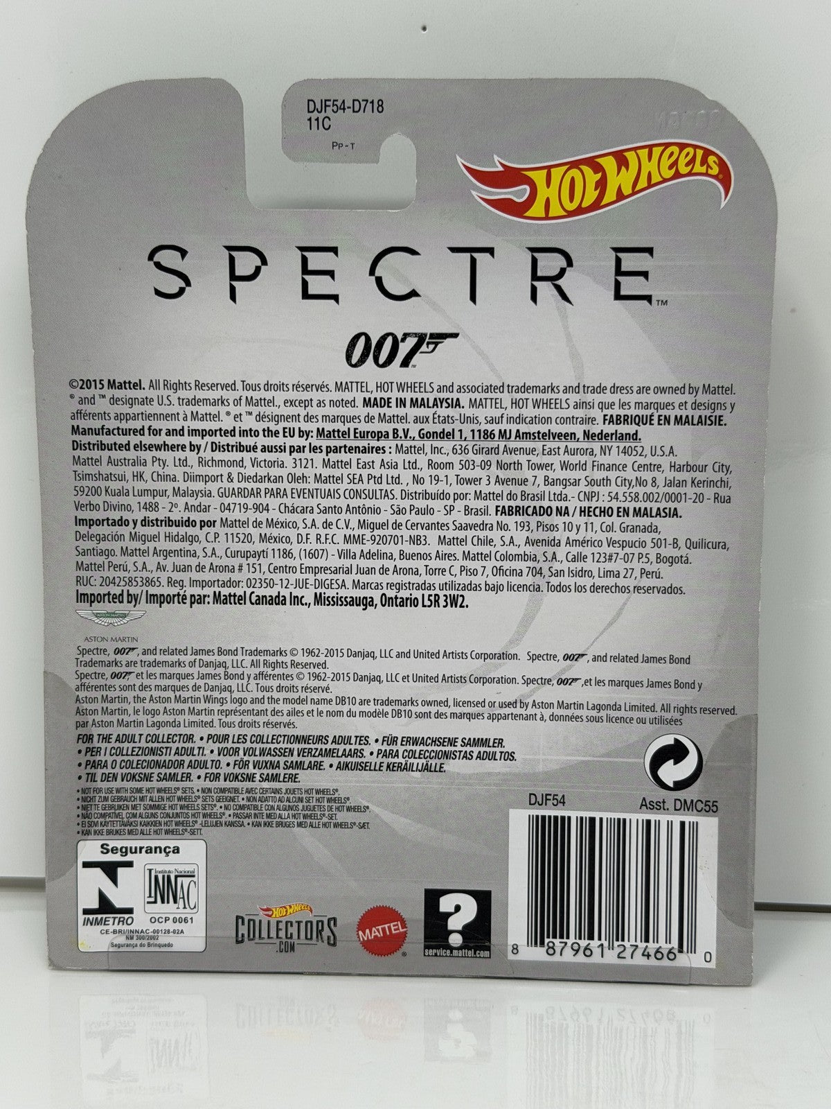 Hot Wheels Retro Entertainment James Bond 007 Aston Martin DB10 1:64 Diecast