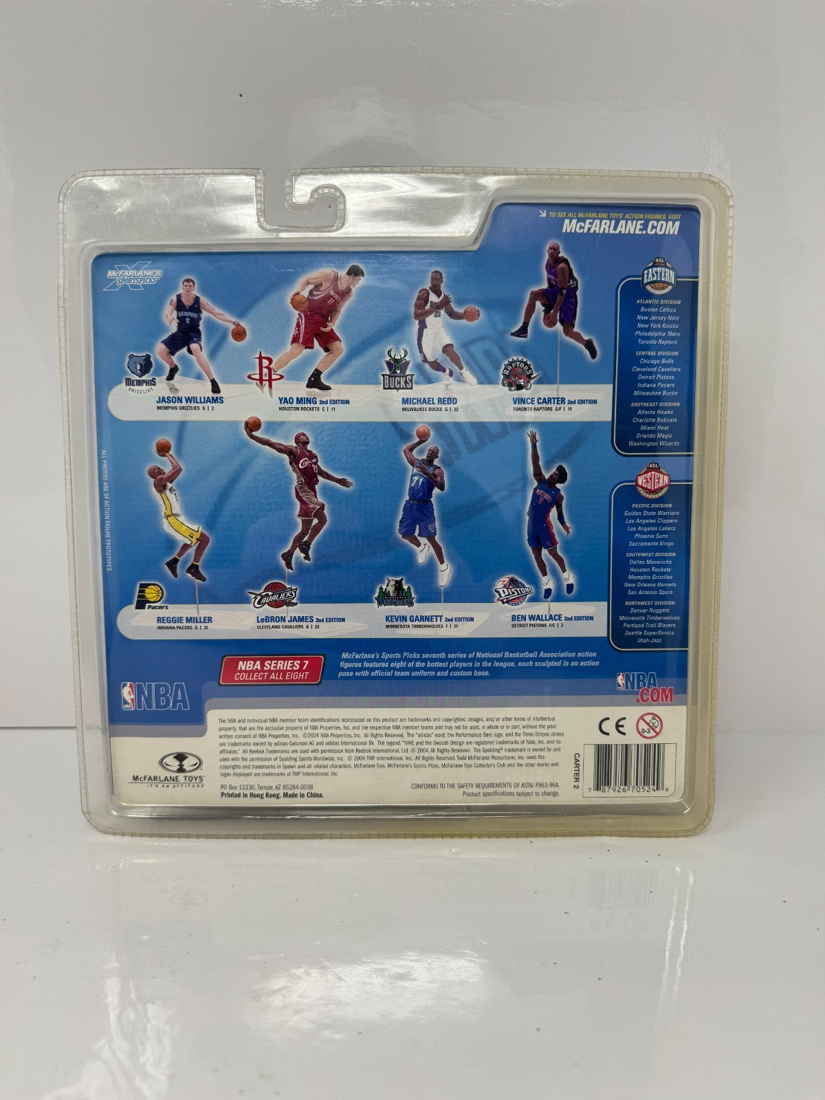McFarlane NBA Vince Carter Toronto Raptors Series 7 Variant Figure
