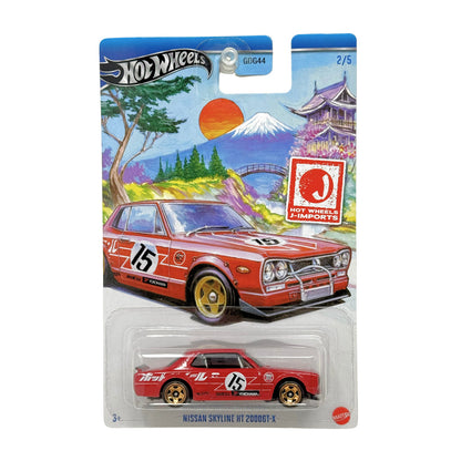 Hot Wheels J-Imports Nissan Skyline HT 2000GT-X 1:64 Diecast Red