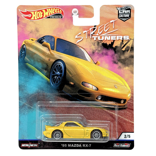 Hot Wheels Premium Street Tuners 1995 Mazda RX-7 1:64 Diecast