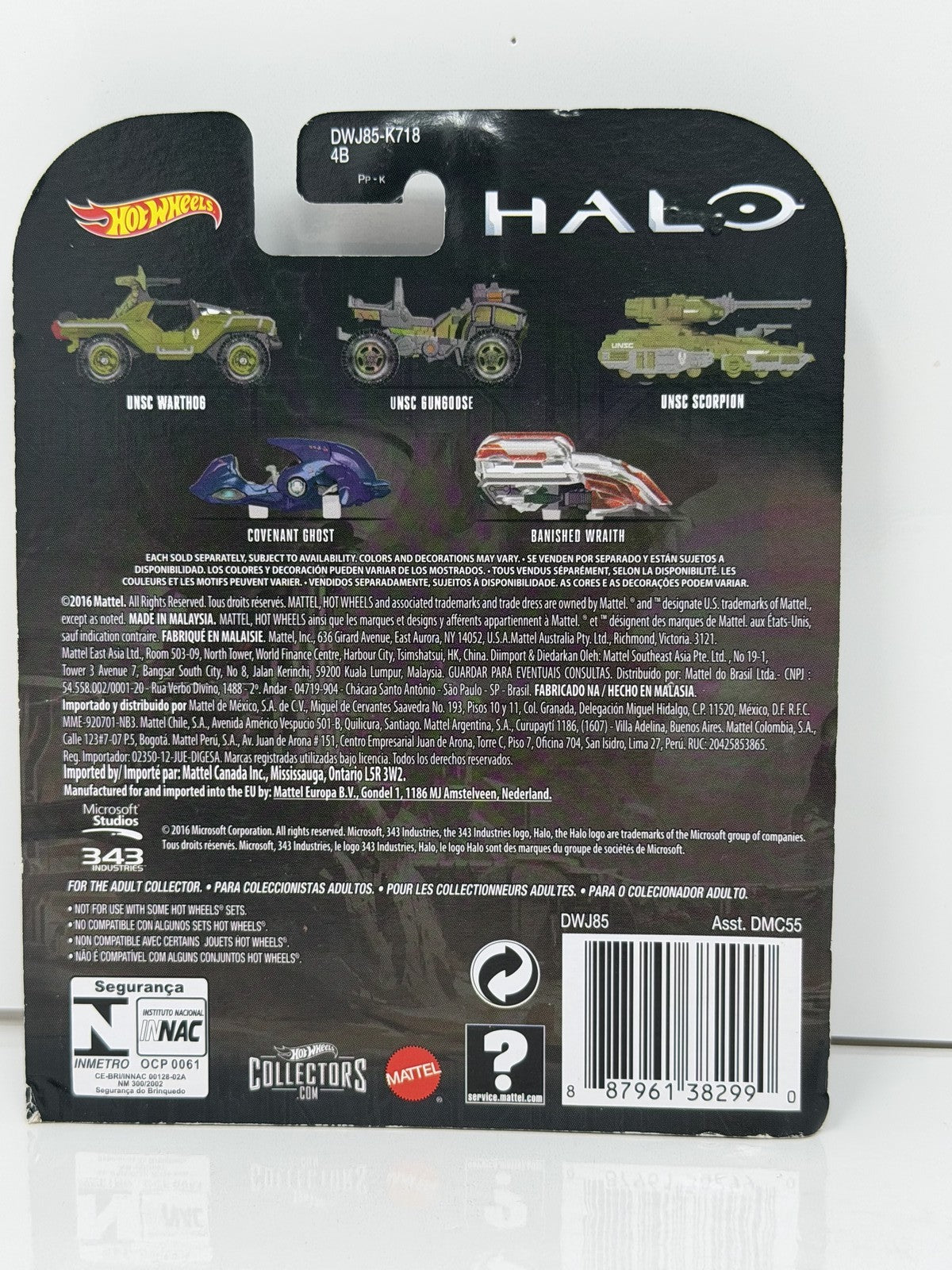 Hot Wheels Retro Entertainment Halo UNSC Gungoose 1:64 Diecast