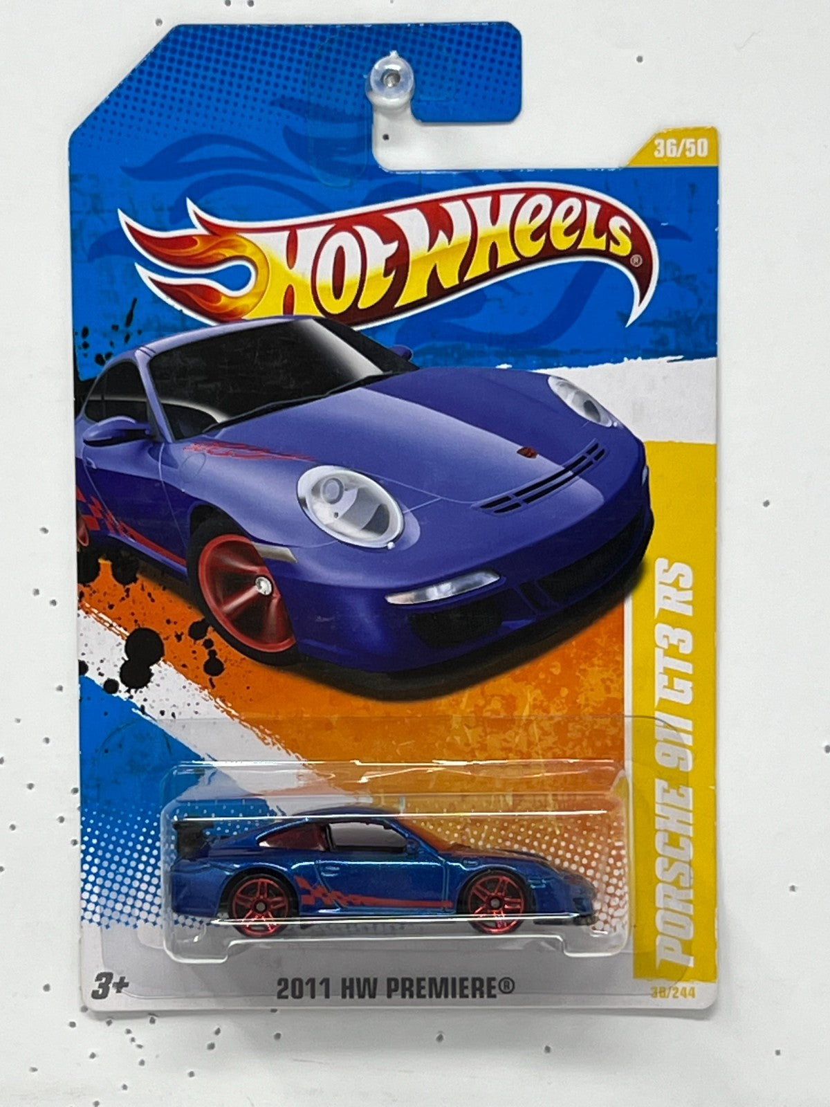 Hot Wheels 2011 HW Premiere Porsche 911 GT3 RS 1:64 Diecast