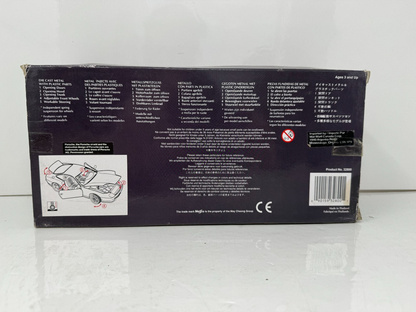 Maisto 1989 Porsche 911 Speedster Silver Edition 1:18 Diecast