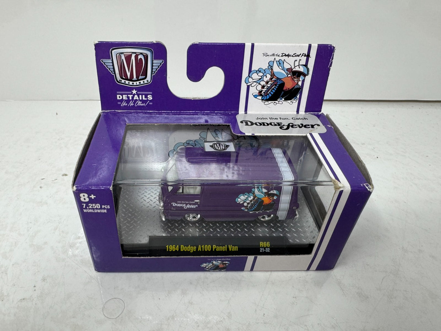 M2 Machines Dodge Fever 1964 Dodge A100 Panel Van 1:64 Diecast