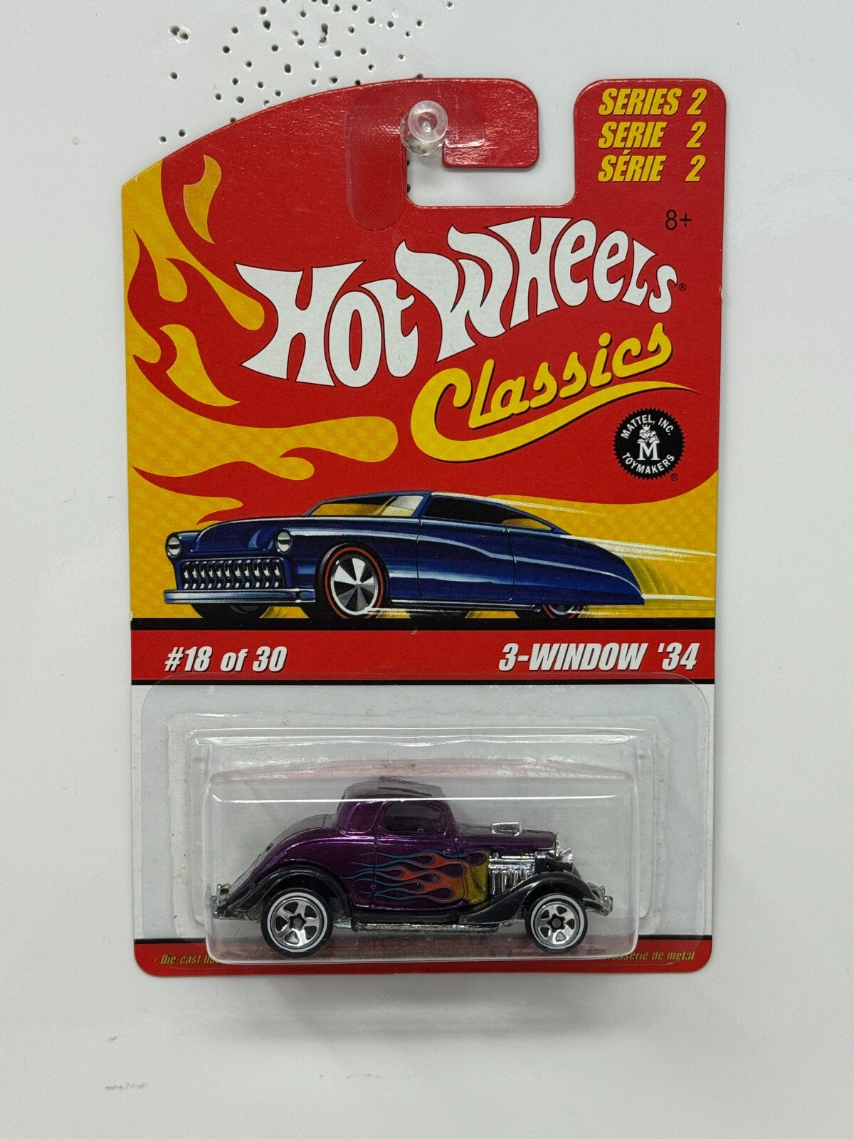 Hot Wheels Classics 1934 3-Window Series 2 Muscle Car 1:64 Diecast