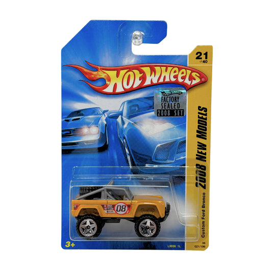 Hot Wheels New Models Custom Ford Bronco 1:64 Diecast Factory Sealed