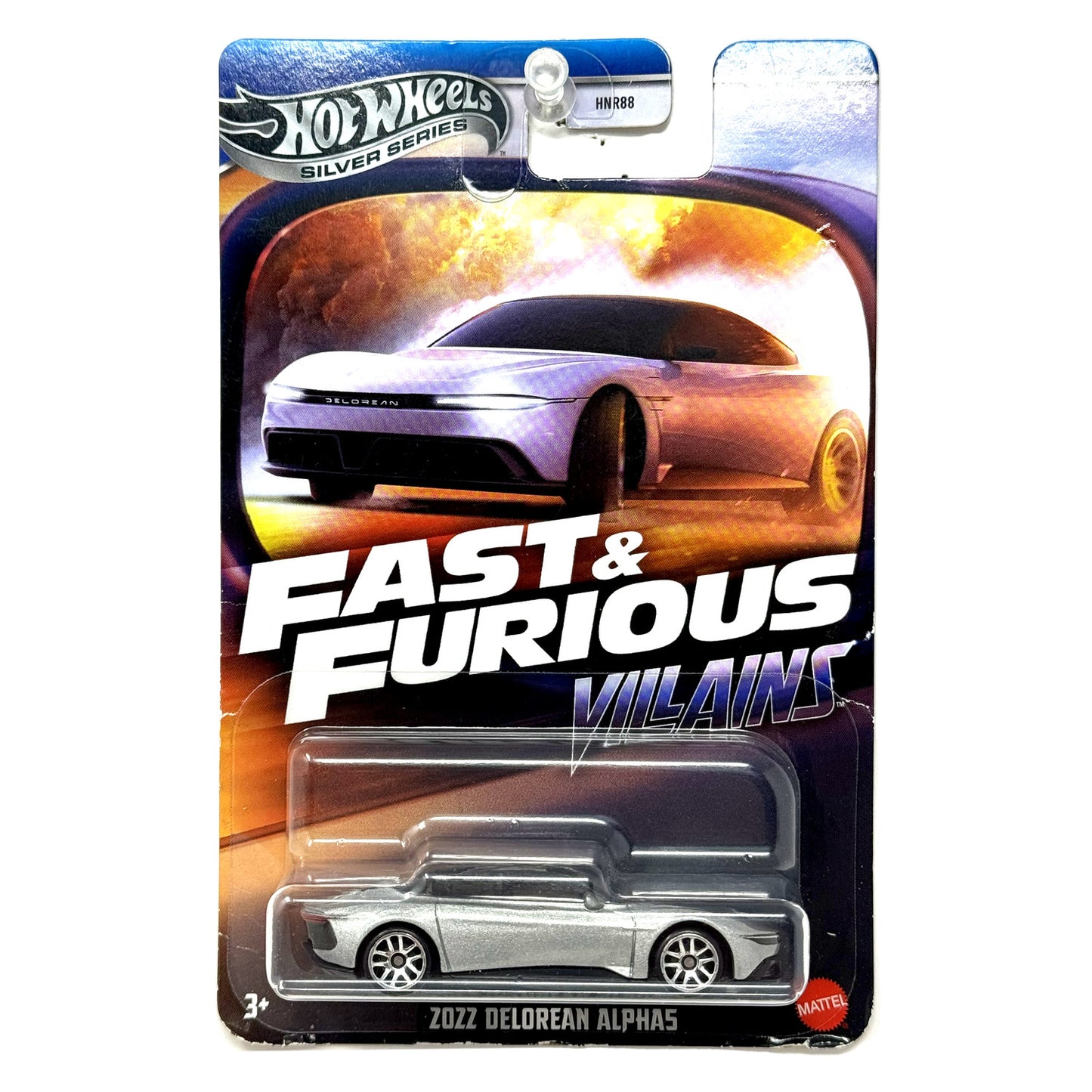 Hot Wheels Fast & Furious Villains 2022 DeLorean Alpha5 1:64 Diecast