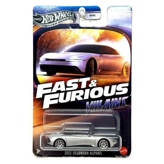 Hot Wheels Fast & Furious Villains 2022 DeLorean Alpha5 1:64 Diecast