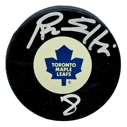 Ron Ellis Toronto Maple Leafs Signed NHL Autograph Puck Silver Auto
