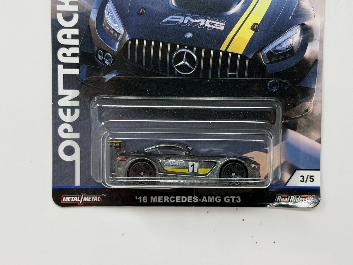 Hot Wheels Premium Open Track 2016 Mercedes-AMG GT3 1:64 Diecast